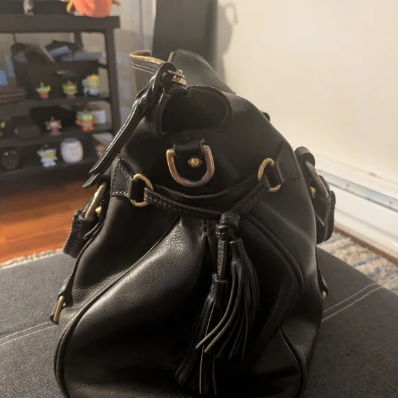 Dooney & Bourke Large Florentine Satchel In Black - Picture 2 of 6